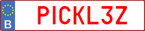 Truck License Plate
